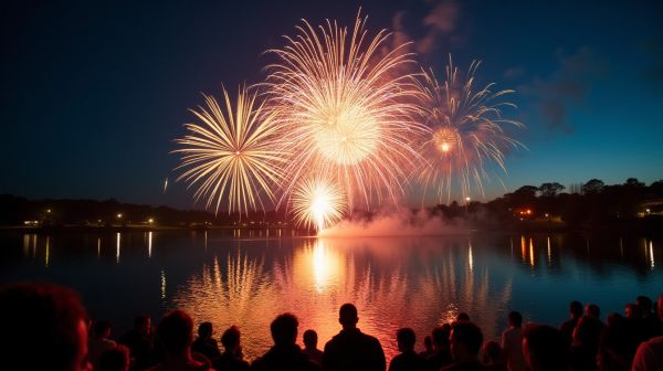 Célébrations éclatantes avec un feu d’artifice automatique